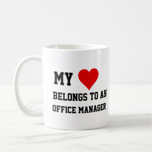 Caneca De Café Meu Pertence A Um Gerente Do Office