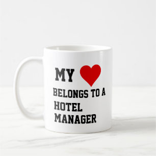 Caneca De Café Meu Pertence A Um Hotel Manager Mug