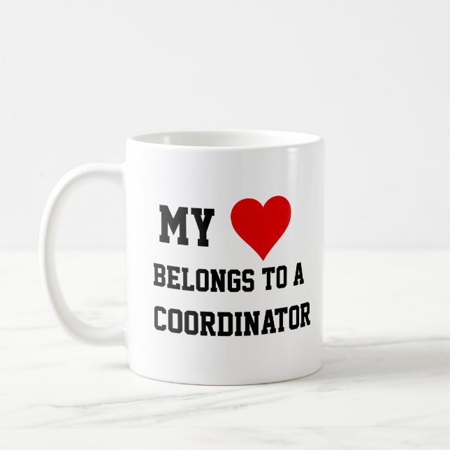Caneca De Café Meu Pertence A Um Mug Coordenador (Esquerda)