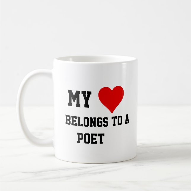 Caneca De Café Meu Pertence A Um Poeta  (Esquerda)