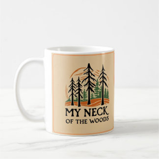 Caneca De Café Meu Pescoço da Floresta Básica (11oz)