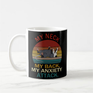 Caneca De Café Meu Pescoço Minhas Costas Meu Ansiedade Ataca Ogam