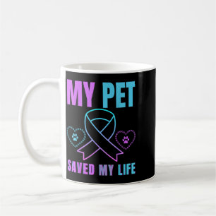 Caneca De Café Meu Pet Salvou a Prevenção de Apoio Emocional à Mi