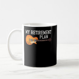 Caneca De Café Meu Plano De Reforma, Jogador De Violão Guitarrist