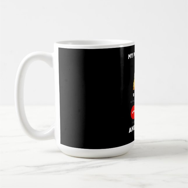 Caneca De Café Meu Pomerano Está Ligando E Eu Preciso Ir (Esquerda)