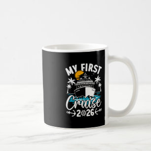 Caneca De Café Meu Primeiro Cruzeiro 2026 Férias Familiares Diver