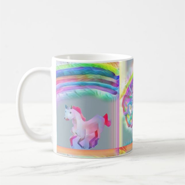 Caneca De Café Meu Primeiro Pony de Aniversário (Esquerda)