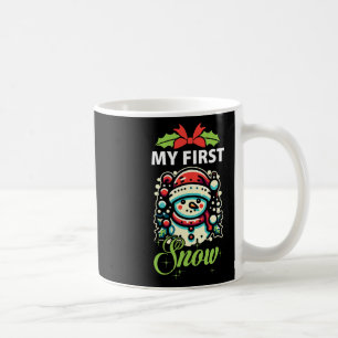 Caneca De Café Meu Primeiro Snowman Cute no inverno Natal