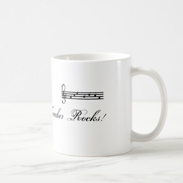 Caneca De Café Meu Professor de Música é Incrível (Direita)