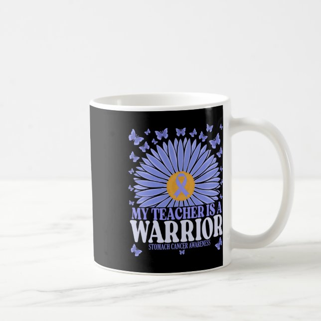 Caneca De Café Meu Professor É Um Guerreiro Conscientização do Câ (Direita)