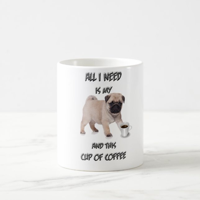 Caneca De Café Meu Pug do café (Centro)