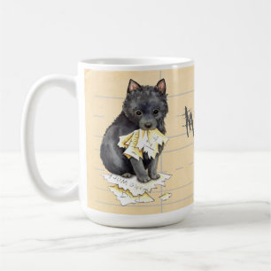 Caneca De Café Meu Schipperke Comeu Meu Trabalho De Casa