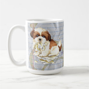 Caneca De Café Meu Shih Tzu comeu meu plano de aula