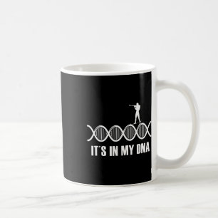 Caneca De Café Meu Slogan De Esqui De Impressão Digital Do Dna Bi