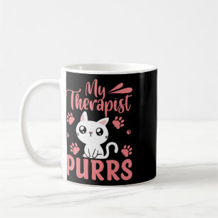 Caneca De Café Meu Terapeuta Ronrona _2 