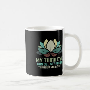 Caneca De Café Meu Terceiro Olho Pode Ver Diretamente Através do