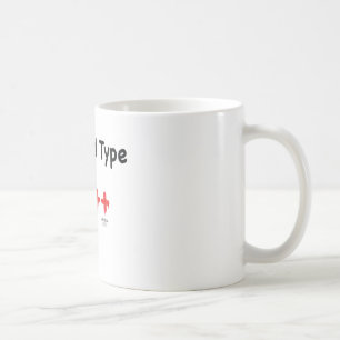 Caneca De Café Meu tipo de sangue é c++