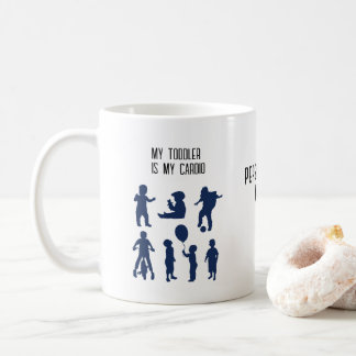 Caneca De Café "Meu Toddler é meu Cardio - Engraçado trabalho pai