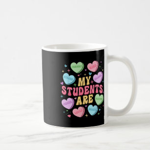 Caneca De Café Meus Alunos São Doces Corações de Bala Professor V