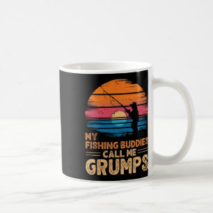 Caneca De Café Meus Amigos De Pesca Me Chamam De Polos Retro Vint