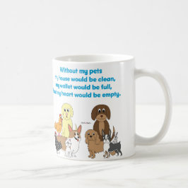Caneca De Café Meus animais de estimação