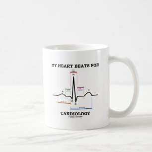 Caneca De Café Meus batimentos cardíacos para a cardiologia