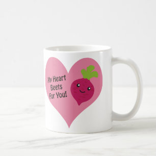 Caneca De Café Meus Beets do Coração para você