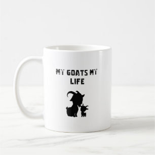 Caneca De Café Meus Bodes Minha Vida Apaixonado Amante de Animais