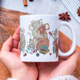 Caneca De Café Meus Camundongos de Natal Jolabokaflod