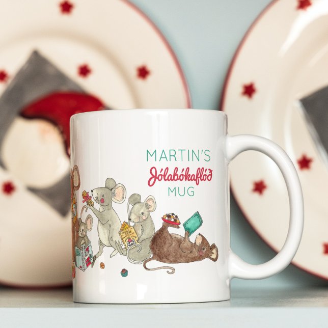 Caneca De Café Meus Camundongos de Natal Jolabokaflod (Criador carregado)