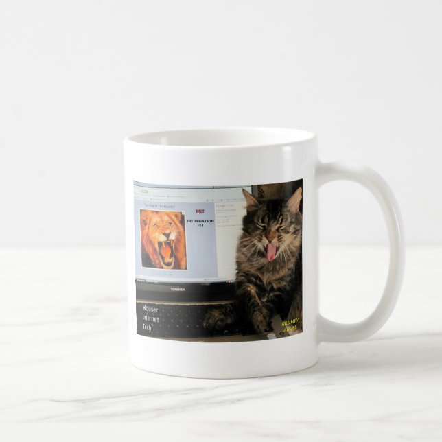 Caneca De Café Meus estudos de Cat no MIT (Direita)