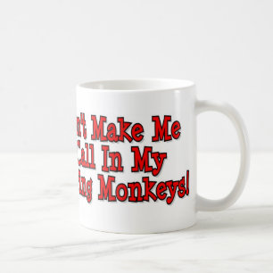 Caneca De Café Meus macacos