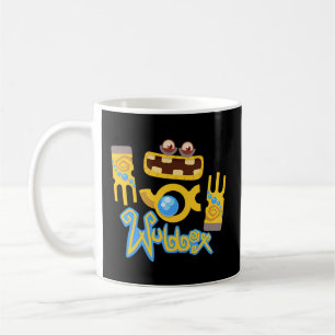 Caneca De Café Meus Monstros Cantando Wubbox Azul Pequeno
