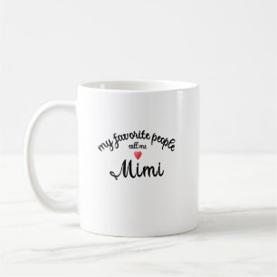 Caneca De Café Meus parentes me chamam de Mimi presente para avó
