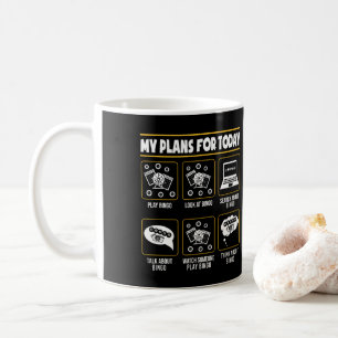 Caneca De Café Meus Planos Para Hoje Engraçados Jogo Sortudo