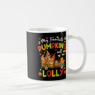 Caneca De Café Meus Pumpkins Favoritos Me Chamam De Lolly Truck G
