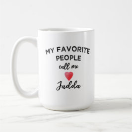 Caneca De Café Meus Queridos Me Chamam de Jadda Avó Árabe