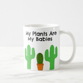 Caneca De Café Meus Vegetais São Meus Bebês - Plante Mãe