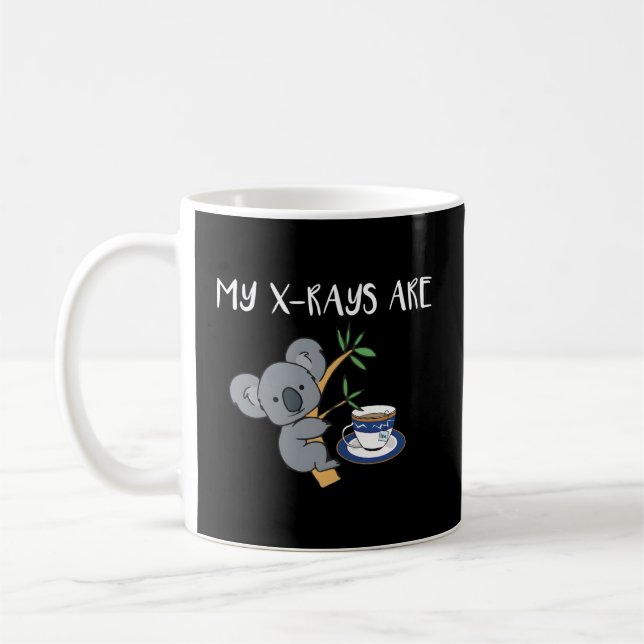 Caneca De Café Meus Xrays São Koala Tea Quality Radiology X-Ray T (Esquerda)