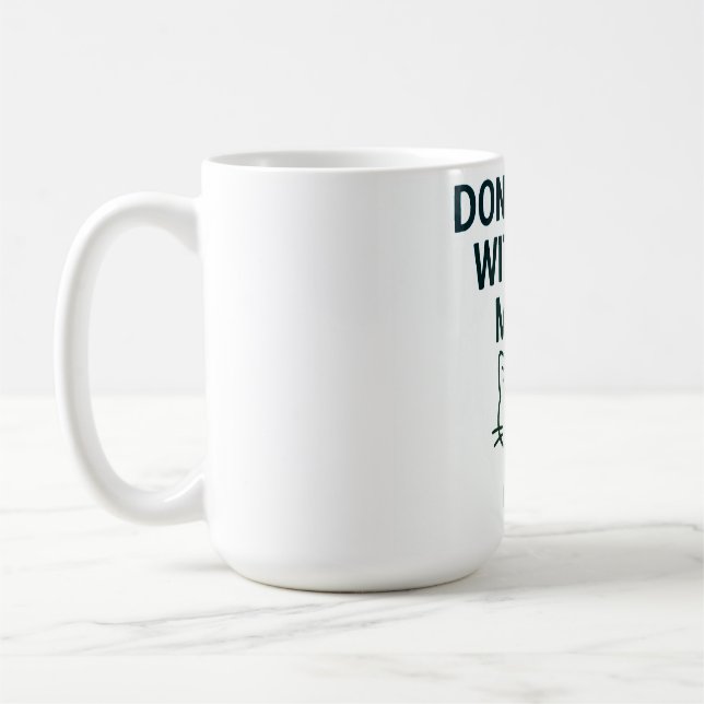 Caneca De Café Mexa com o Meow – Gato Doce mas Psicopata (Esquerda)