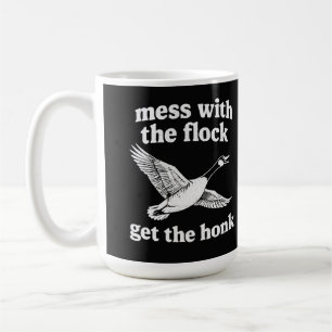 Caneca De Café Mexa Com O Rebanho, Leve O Buzinao"