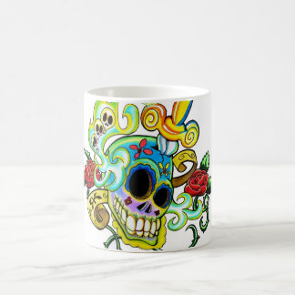 Caneca De Café Mexican Skull