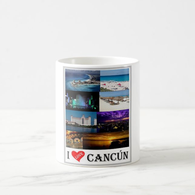 Caneca De Café México - Cancun I Love - (Centro)