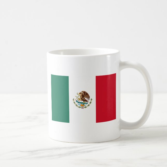 Caneca De Café México Flag Mugs (Direita)