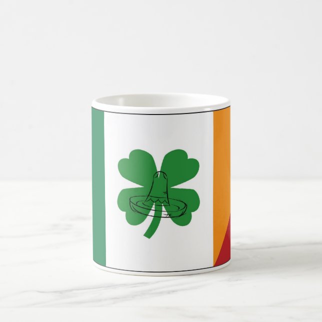 Caneca De Café MexIrish_flag_Mug (Centro)