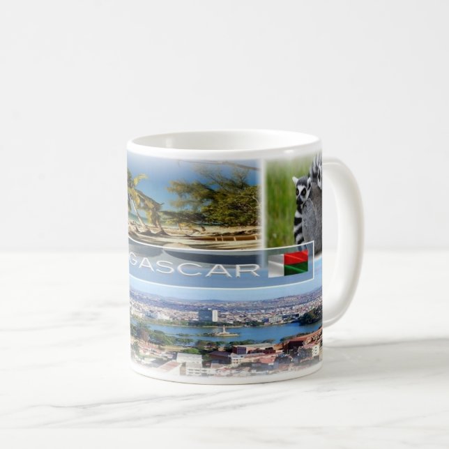 Caneca De Café MG Madagáscar - (Frente Esquerda)