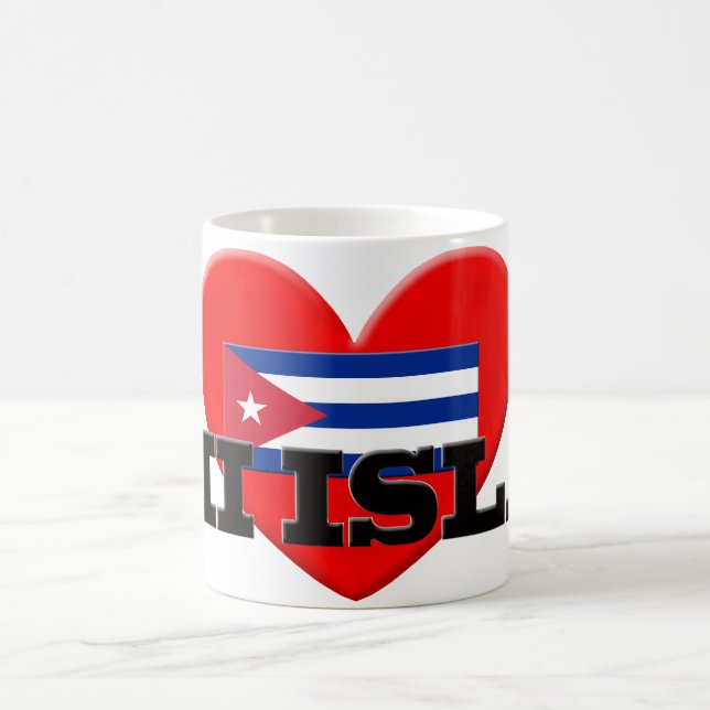 Caneca De Café MI Isla eu amo Cuba (Centro)
