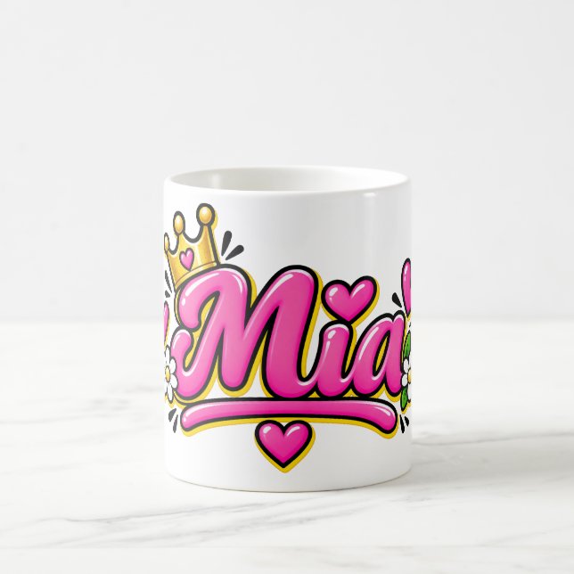 Caneca De Café Mia Coffee Mug, Personalized Olivia Name Cup (Centro)