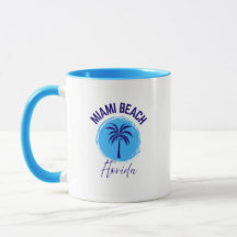 Caneca de Café Miami Beach Flórida