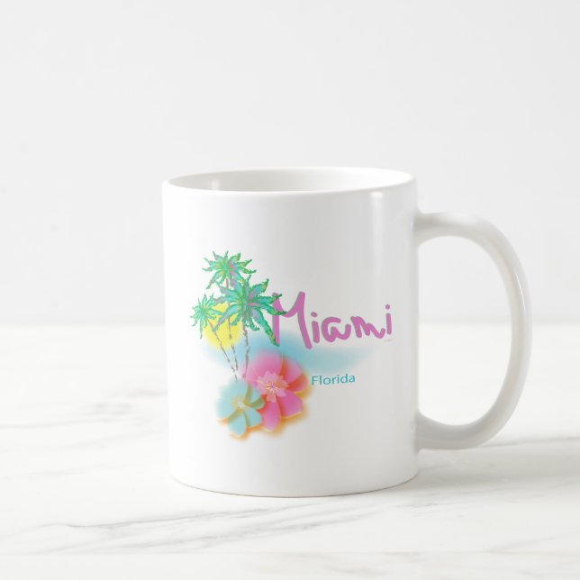 Caneca De Café Miami bonito Florida (Direita)